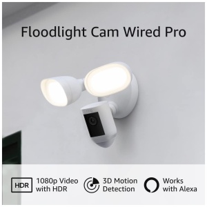 Ring Floodlight Camera Wired Pro
