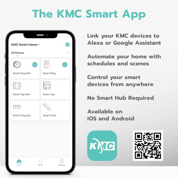 KMC Smart Plug Mini 4-Pack